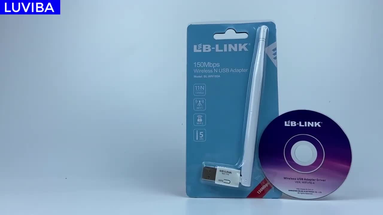 USB wifi thu wifi LB LINK cho pc thu sóng wifi cho máy tính bàn LUVIBA WN155 | BigBuy360 - bigbuy360.vn
