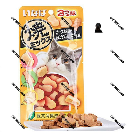 BÁNH THƯỞNG CHO MÈO CIAO INABA CHURU GIÀU ĐẠM DINH DƯỠNG GÓI 25G, SNACK MÈO ĂN VẶT VỊ HẢI SẢN NƯỚNG