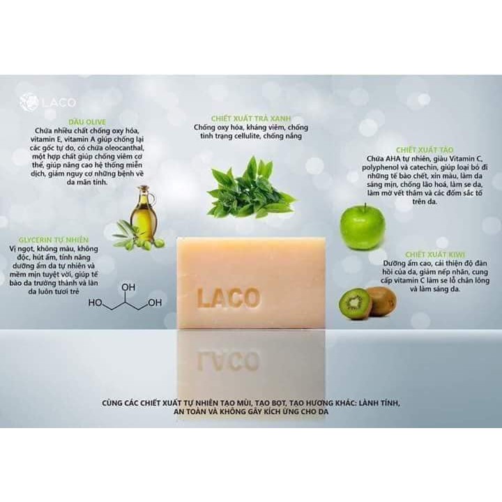 XÀ BÔNG TẮM ORGANIC LACO