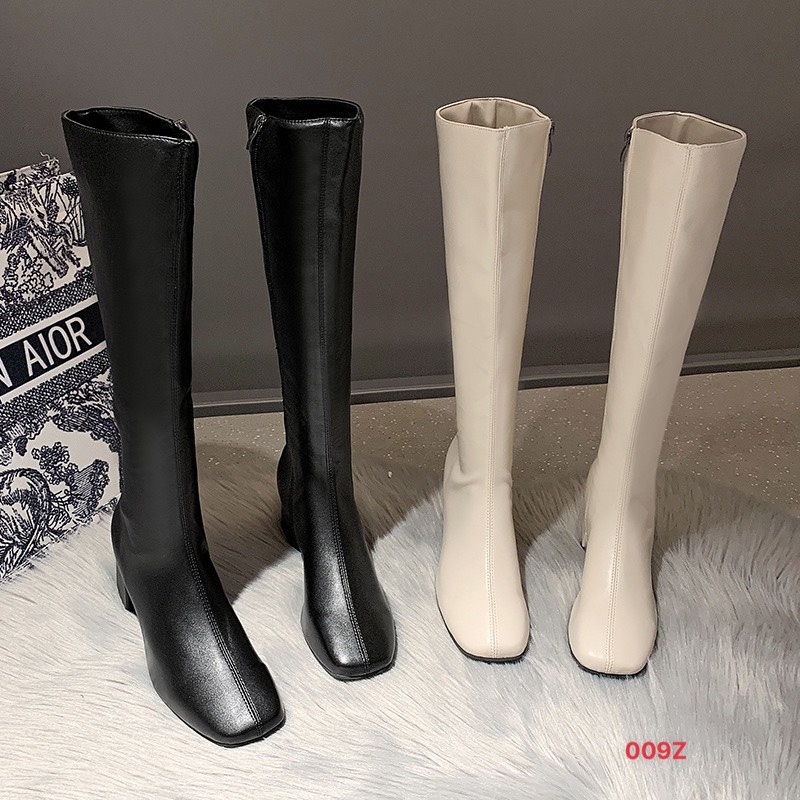 (S219) Bốt đùi nữ khóa cạnh, gót 6 phân lót lông (Mã 009Z) | BigBuy360 - bigbuy360.vn