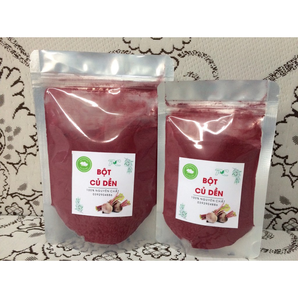 Bột củ dền đỏ nguyên chất dùng uống, tạo màu thực phẩm tự nhiên, làm đẹp da (50gram-100gram-200gram)