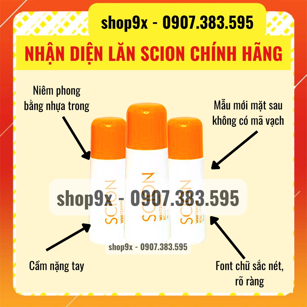 Chai Lăn Nách Khử Mùi Scion Chính Hãng 75ml - Khử Mùi Hôi Nách - Ngăn Mồ Hôi Tức Thì