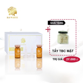 Serum Dưỡng Trắng D.S White Mờ Thâm, Giảm Mụn, Săn Chắc Cơ Mặt Set Gồm 2 Ống Bên Trong 10ml [Tặng TBC Mặt]