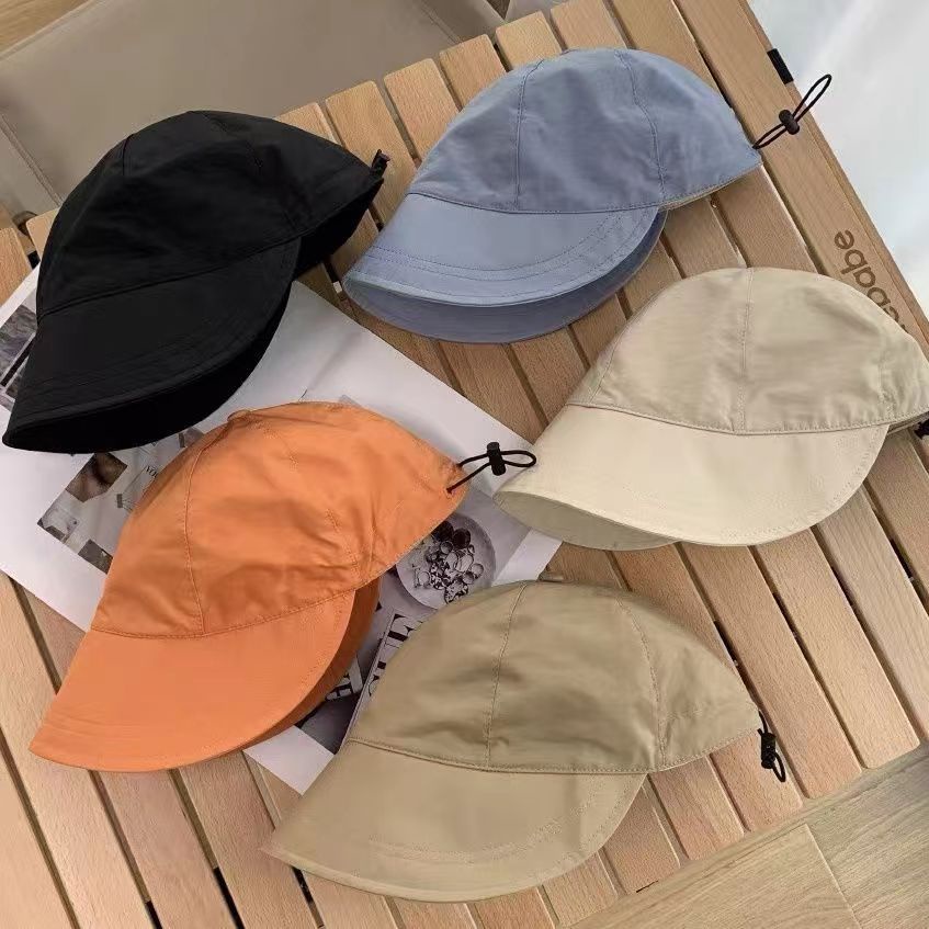 Mũ Chống Nắng Có Dây Rút Phong Cách Hàn Quốc Thời Trang Mùa Hè Cho Nữ thoáng khí