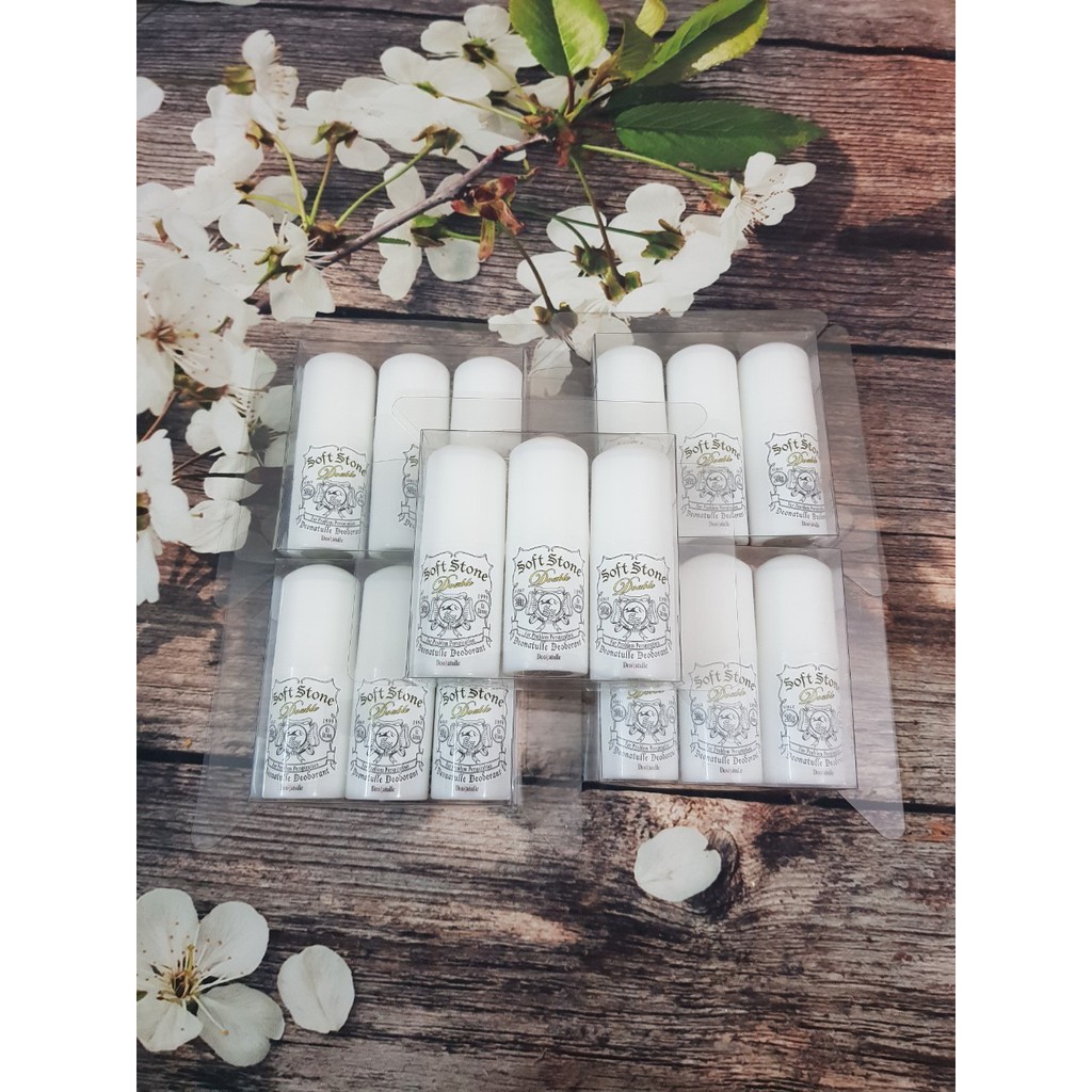 Lăn nách đá khoáng Soft stone  set 3
