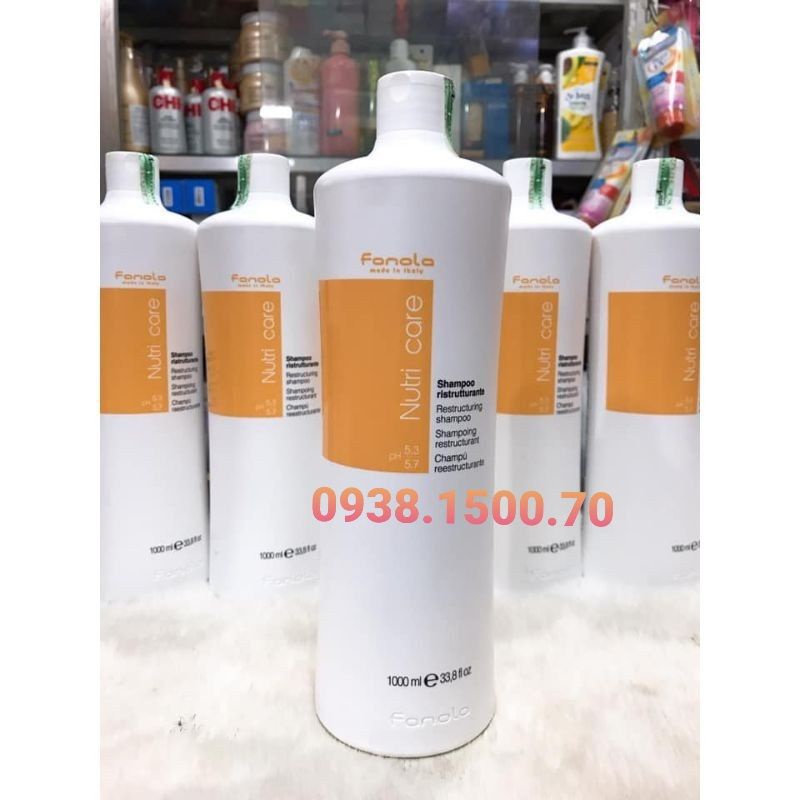 DẦU GỘI phục hồi từ sữa Fanola Nutricare 1000ml