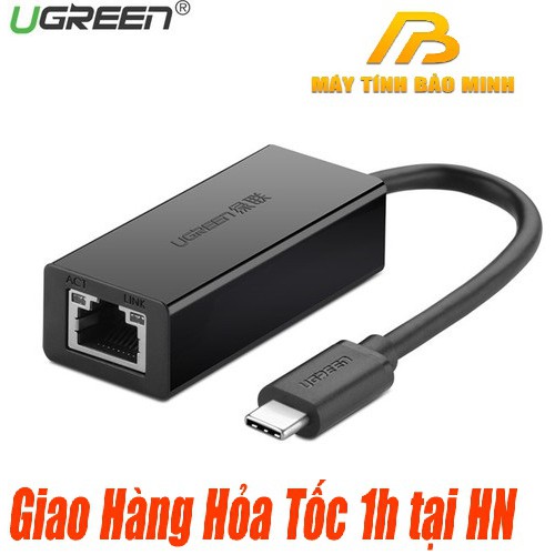 Cáp Chuyển USB Type C Sang Lan UGREEN 30287 - Hàng Chính Hãng