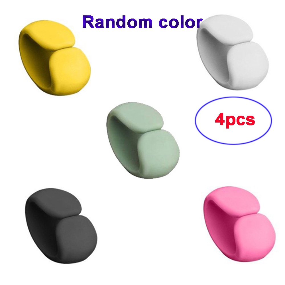 Set 4 Kẹp Nhựa Giữ Dây Cáp Gọn Gàng Taylor1