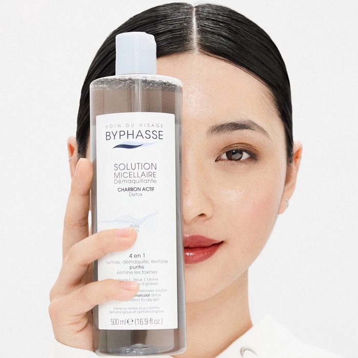Nước Tẩy Trang Byphasse Than Hoạt Tính 500ml Dành Cho Mọi Loại Da Chính Hãng