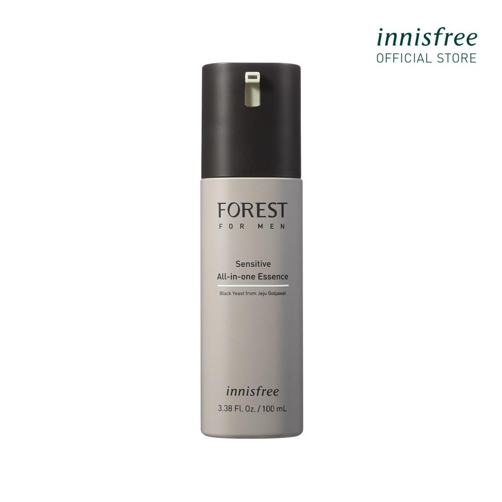 Sản phẩm dưỡng toàn diện chăm sóc da nhạy cảm innisfree Forest for men Sensitive All-in-one Essence 100ml