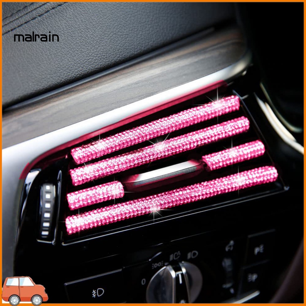 Dải Dán Trang Trí Lỗ Thông Gió Máy Điều Hòa Xe Hơi Màu Sắc Tươi Sáng