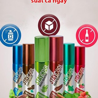 xịt thơm miệng staycool hương quế