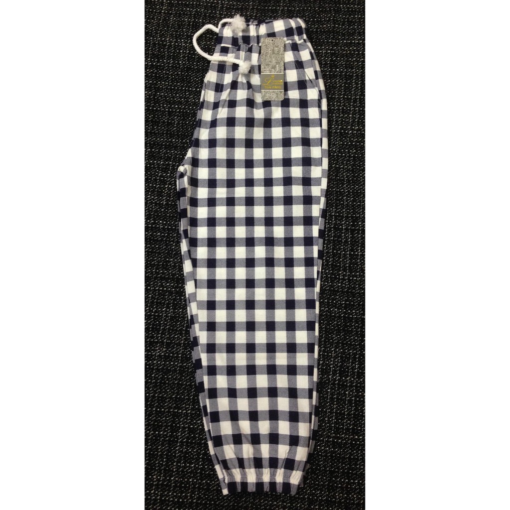 QUẦN BAGGY NỮ SỌC CARO CÓ BO ỐNG, CỰC DỄ THƯƠNG