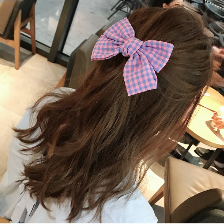 Kẹp tóc Hàn Quốc, kẹp tóc nơ nữ đẹp nhiều màu thời trang xinh xắn P159 - VHT SHOP