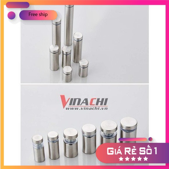 ỐC CHÂN KÍNH INOX ĐẸP - BỘ 4 CÁI