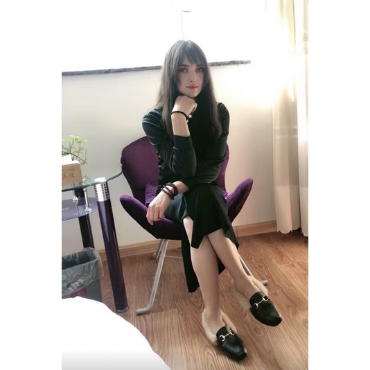 GIẦY LƯỜI VIỀN  LÔNG