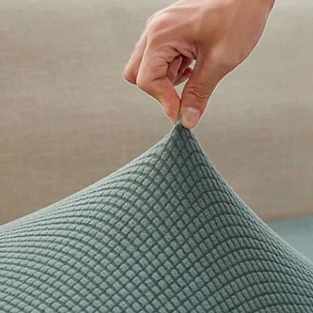 Vỏ Bọc Ghế Sofa 1 / 2 / 3 / 4 Chỗ Ngồi Bằng Vải Lông Cừu Co Giãn