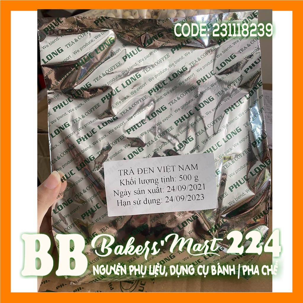 Trà đen PHÚC LONG - Gói 500gr (BAO BÌ MỚI 24/09/2021) | BigBuy360 - bigbuy360.vn