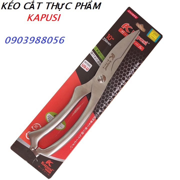 Kéo Inox đa năng KAPUSI Nhật bản cắt thực phẩm xương gà vịt