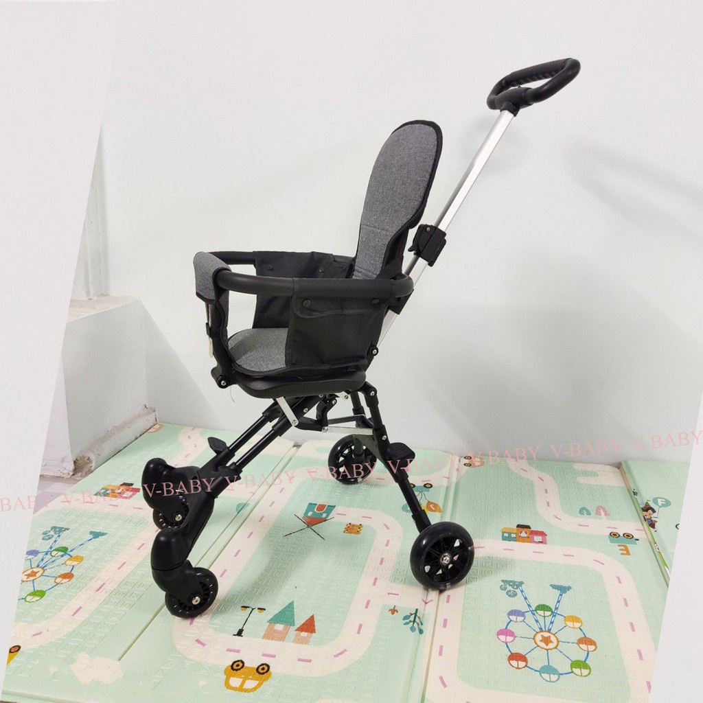 Xe Đẩy Hai Chiều Cao Cấp,Xe đẩy Gấp Gọn,Tiện Lợi Cho Bé Babibu