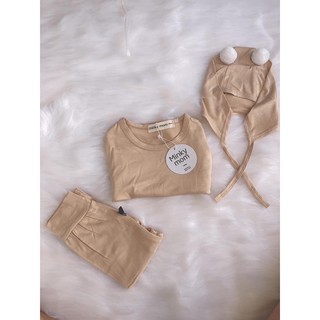 Set thun lạnh + mũ cục bông