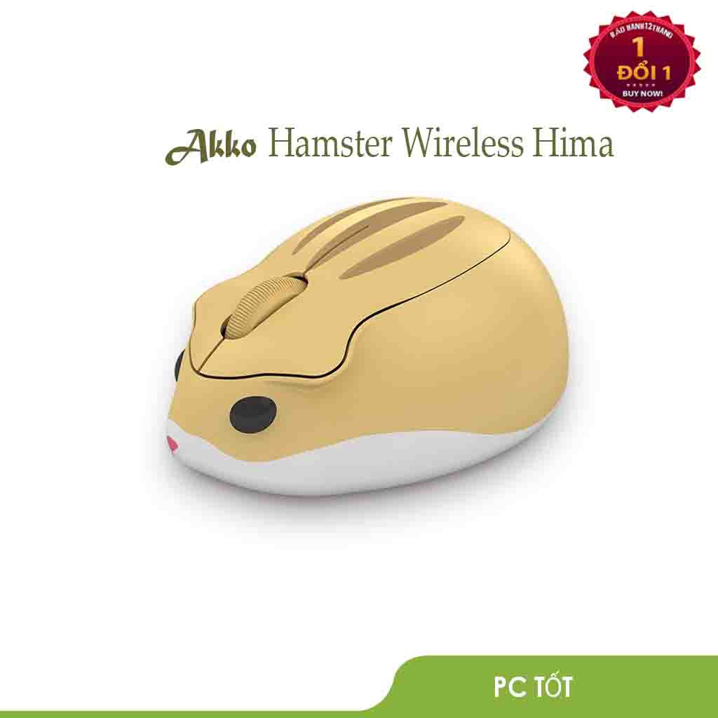 Chuột không dây Akko Hamster Wireless - Hima - Bảo hành chính hãng 1 đổi 1