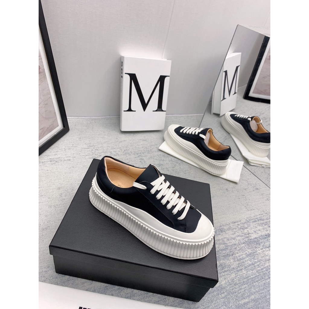 Giày Thể Thao Jil Sander 2022 Fully 4.5p Màu Đen Cá Tính