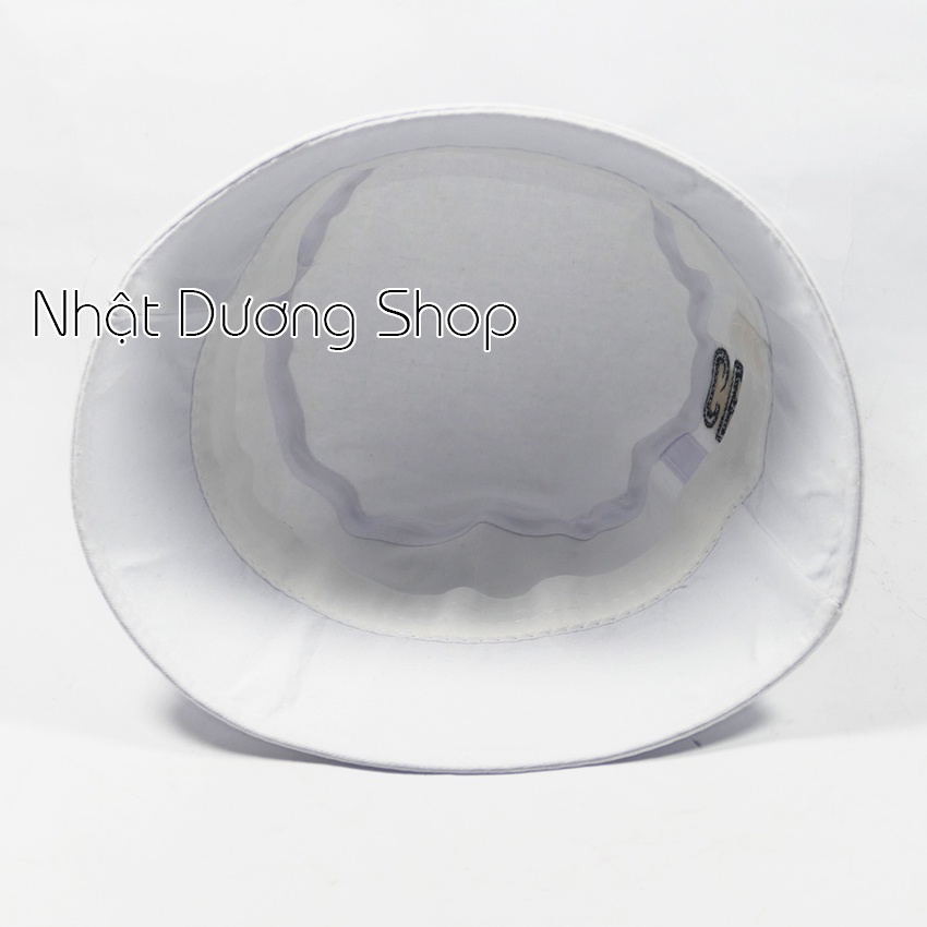 Nón Bucket vành cụp- Nón tai bèo thêu CBA EOS chất cotton cao cấp phù hợp cho cả nam và nữ
