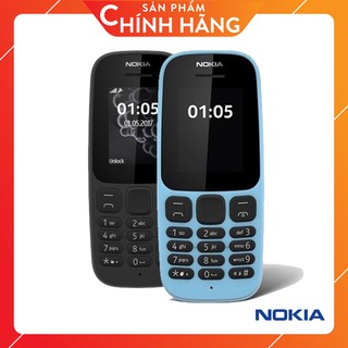 Điện Thoại Nokia 105 - 1 SIM - Hàng Chính Hãng