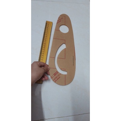 Thước parabol mica giáo viên