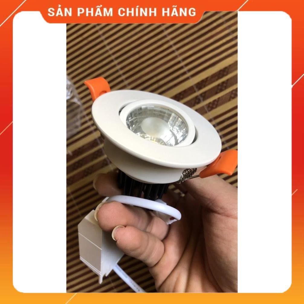 ĐÈN ÂM TRẦN LED lỗ 55mm mặt 65