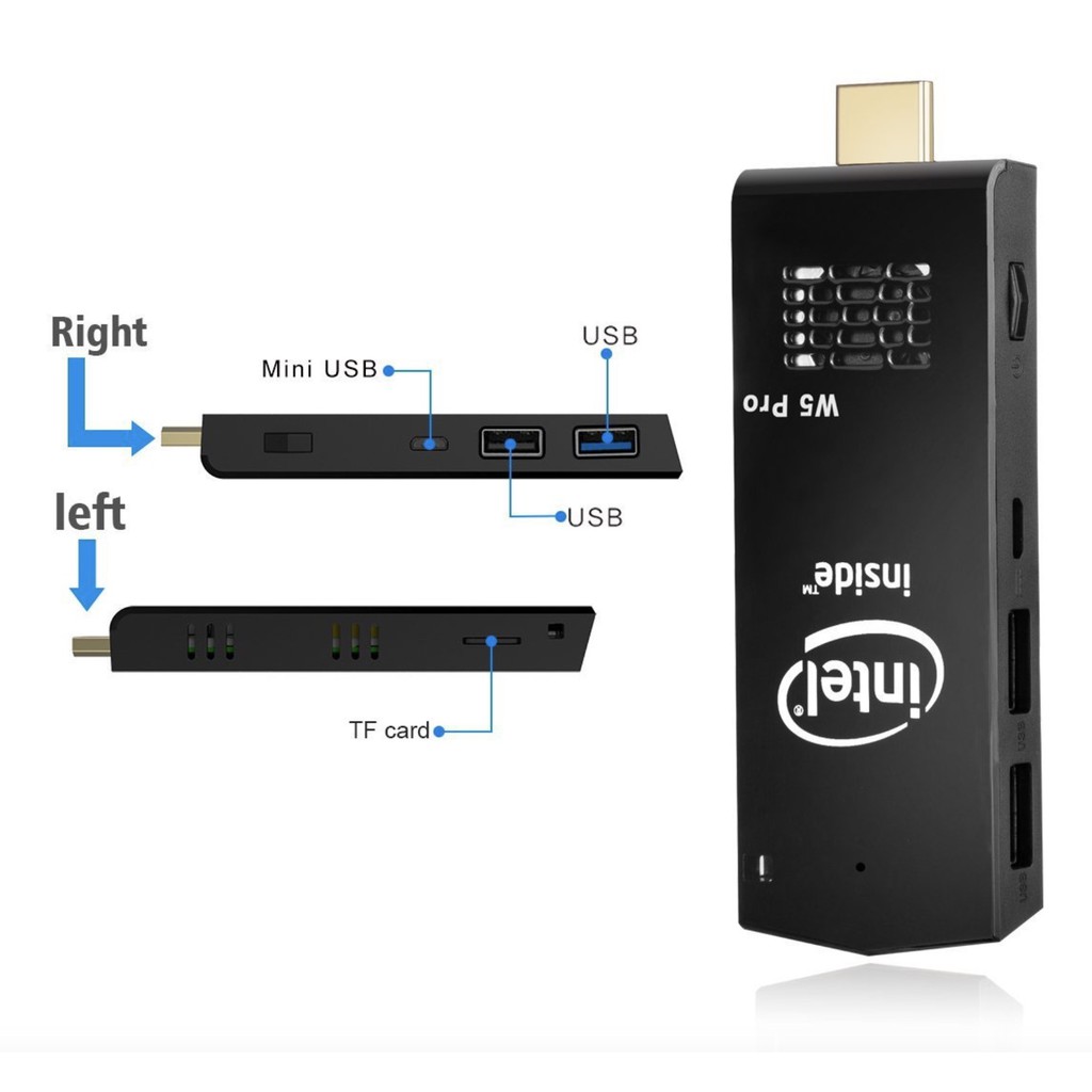 Pocket PC Stick windows10 64bit Ram 2GB EMMC 32G Z3735F - SmartStore1688 | BigBuy360 - bigbuy360.vn