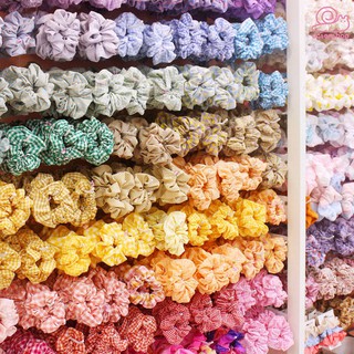 Ốc Sên Shop - Scrunchie caro 1~15