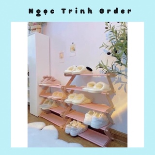 ORDER Kệ để giày màu hồng xinh xắn