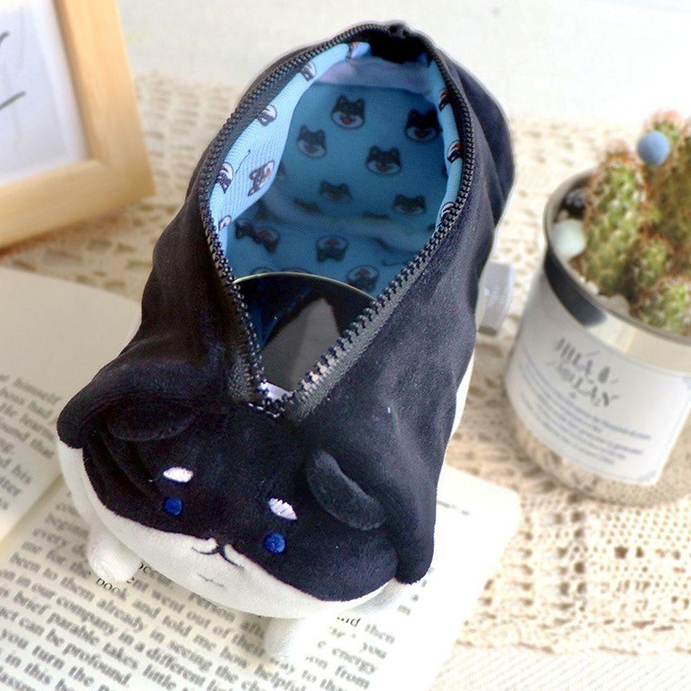 Túi Đựng Bút Hình Chú Chó Shiba Nhồi Bông Cỡ Lớn Dễ Thương Cho Học Sinh