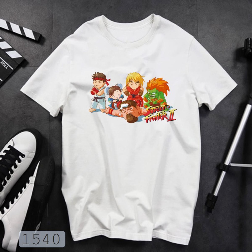 ÁO THUN UNISEX street fighter 3 TAY NGẮN TAY LỠ SIÊU HOT