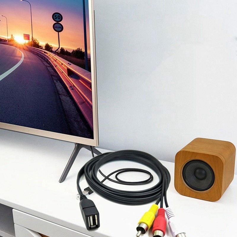 Cáp Chuyển Đổi Âm Thanh 1.5m Usb A Female Sang 3 Rca Av