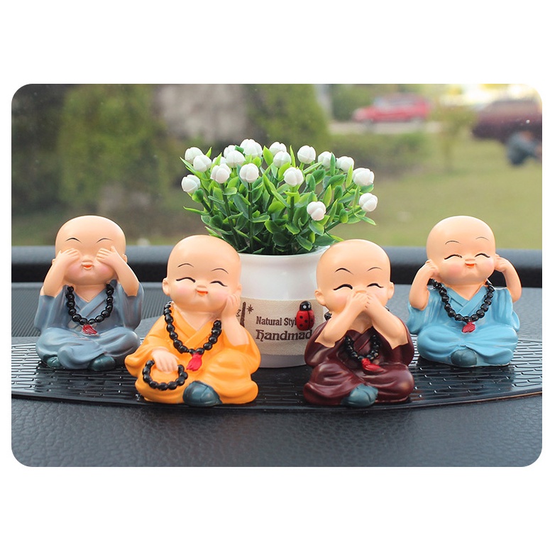 Set tượng tứ không đeo chuỗi hạt trang trí taplo ô tô, táp lô xe hơi - D&A Shop