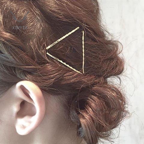 1pc Gold Diy Hairpin For Women - Xy1