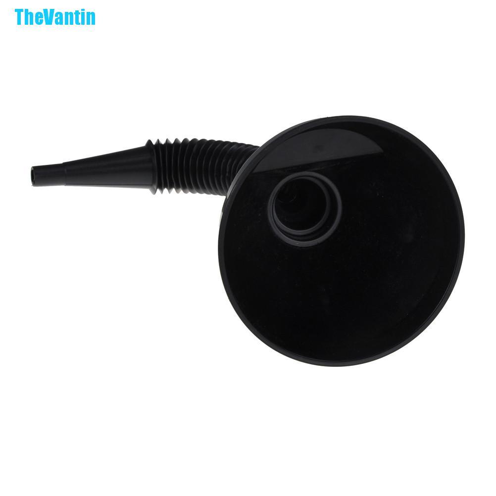 Phễu rót nhiên liệu màu đen linh hoạt tiện dụng cho xe hơi