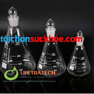 Bình tam giác thủy tinh nút nhám dung tích 100ml 250ml 500ml