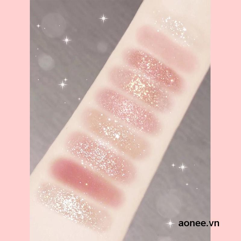 ✨✨Bảng Phấn Mắt Chín Màu Trong Suốt Trang Điểm Tiện Dụng