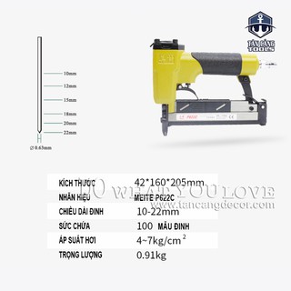 SÚNG BẮN ĐINH MEITE PC622C