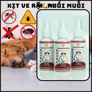 Xịt ve rận chó mèo