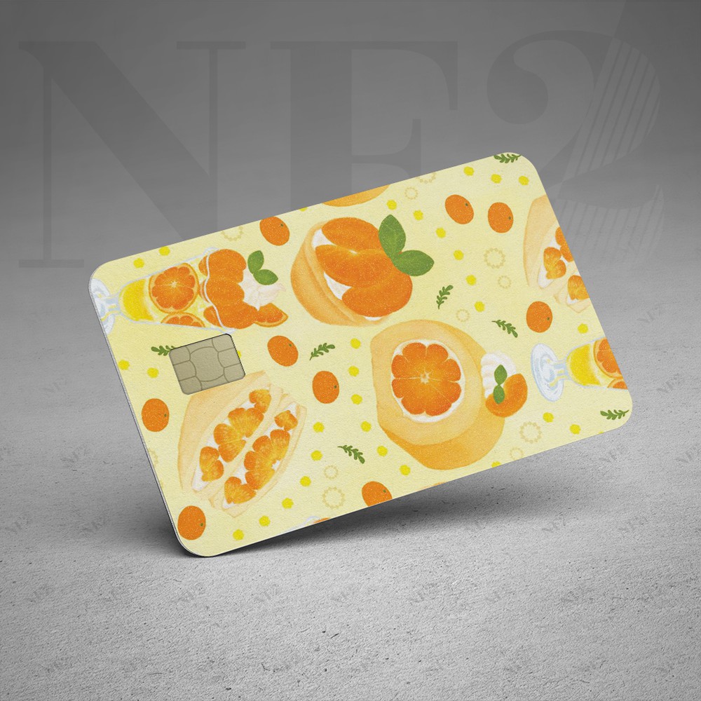 FOOD CARD - Decal Sticker Thẻ ATM (Thẻ Chung Cư, Thẻ Xe, Credit, Debit Cards) Miếng Dán Trang Trí NF2 Cards