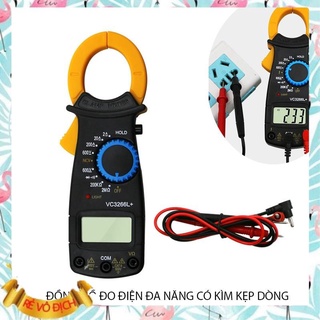 Đồng hồ đo điện đa năng có kìm kẹp dòng VC3266L+, có đo thông mạch và NCV (Tặng kèm Pin)