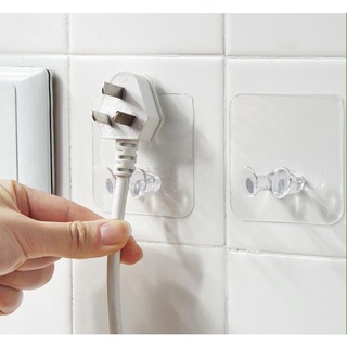 Móc cắm điện dính đa năng, Móc treo tường kỳ diệu, Móc treo giá để đồ trong phòng tắm nhà bếp, Móc cắm
