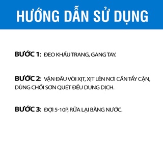 Tẩy cặn Canxi vách kính bồn tắm, bồn rửa mặt DR.C 300ML bình xịt vệ sinh bề mặt đánh bay các vết bẩn đóng cặn NGHIỆN NHÀ