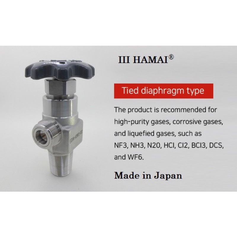 Bình Thép 5kg lùn mập - Van Tổng iii hamai Nhật Bản