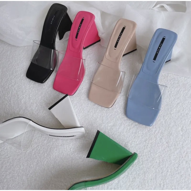 Gót tam giác 9 phân,bản quai mica sơn cạnh có bigsize 35-43